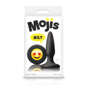  NS Novelties Mojis Plug #ILY Black