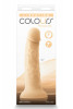 COLOURS PLEASURES 7 INCH VIBRATING DONG FLESH