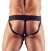 Bikini Jockstrap din Plasa, Negru, M