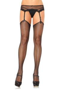  FISHNET STOCKING O/S BLK