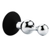 Jaziel Metallic Anal Plug Silicone Base 12 cm Guilty Toys
