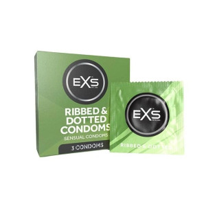 EXS Ribbed-Dotted 3 pcs