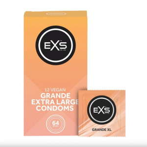 Σετ 12 προφυλακτικών Grande Extra Large, από λάτεξ