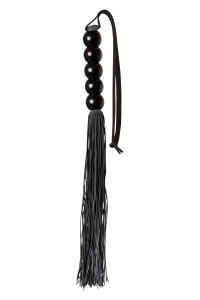  Silicone Flogger Whip Black 