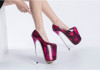 Sexy stiletto heel with fiery design