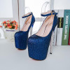 Sexy Bluey Glitter Shoes