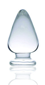 Dop Anal Glass Plug No. 4, Premium Glass, Transparent, 10.5 cm, Guilty Toys