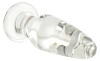 Large Dop Anal Glass Plug No. 3, Premium Glass, Transparent, 11.5 cm, Guilty Toys, 