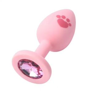 Paw Lover Smal Anal Plug, Silicone, Pink, Guilty Toys