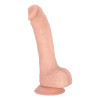 Javier Realistic Dildo with Suction Cup at the Base Premium Flesh 19.8 cm