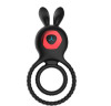 Double Penis Ring Bunny Ring, 10 Vibration Modes, Silicone