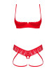 Ingridia 2-pcs crotchless set XS/S/M/L