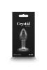 Small Anal Plug Crystal Desires Rainbow Gem, Glass, 7.2 cm