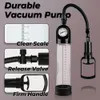 Manual Vacuum Enhancement Device - Transparent Cylinder for Erection Training and Male Enlargement