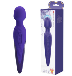 Anthony Youth Massage Vibrator, 7 λειτουργίες δόνησης & 5 εντάσεις ταχύτητας, σιλικόνη, USB, μωβ, 26 cm