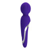 Walter Massage Vibrator, 7 Vibration Modes & 5 Intensities, Silicone, USB, Purple, 21.6 cm