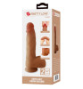 Dildo Realist Duvall cu Ventuza, Silicon Lichid, Natural, 19.3 cm