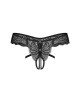 Trinise crotchless thong 
