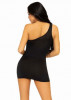 Spandex Asymmetrical Minidress