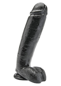 Dildo Realist Get Real PVC Negru 25.5 cm