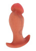 Realistic Inferno Anal Plug Liquid Silicone Natural 13 cm
