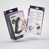 Erixos - Vibrating Prostate Massager with Ball Strap and Cockring - Black
