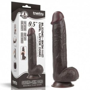 9.5'' Sliding Skin Dual Layer Dong