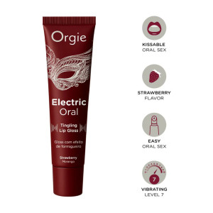 Electric Oral - Tingling Lip Gloss - Strawberry - 0.34 fl oz / 10 ml