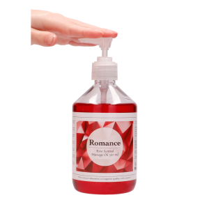 Romance - Massage Oil - Rose Scented - 17 fl oz / 500 ml