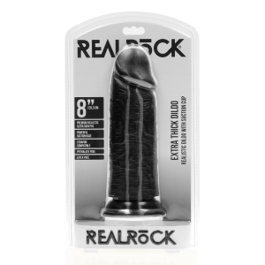 Extra Thick Straight without Balls 8" / 20,3 cm - Black