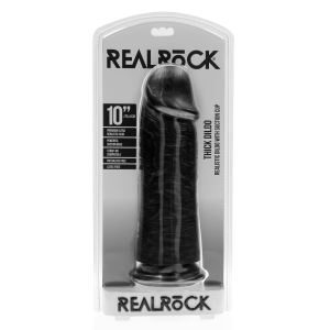 Extra Thick Straight without Balls 10" / 25,4 cm - Black