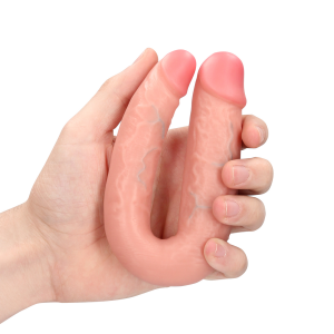 U Shaped Double Dildo 5" / 12,7 cm - Flesh
