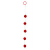 Κολπικές Μπίλιες Anal Balls- Clear Lavender Large Red