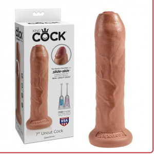 King Cock 9 " Inch Uncut Dildo