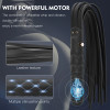 Silay Vibrator & Bike 9 Vibration Modes Black Silicon USB 