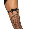 LEG AVENUE - HIGH VEGAN LEATHER GARTER GARTER