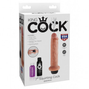 King Cock 7" Squirting Cock Flesh