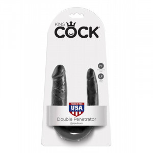 Διπλός Δονητής King Cock U-Shaped Small Double Trouble