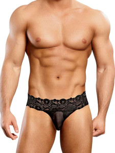 Scandal Lace Pinch Back Micro Thong