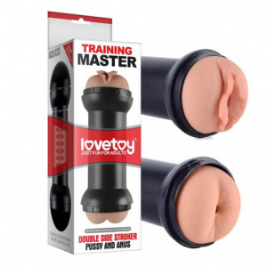 Traning Master Double Side Stroker Pussy and Anus Flesh