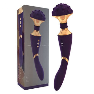 Vive Shiatsu Rechargeable Wand Vibrator